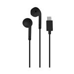 PURO - Slúchadlá In-Ear FILO s mikrofónom, USB-C, čierna