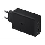 Samsung - Cestovný adaptér s rýchlonabíjaním EP-T6530, 2x USB-C/USB-A, 65 W, čierna