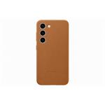 Samsung - poškodené balenie, Puzdro kožené pre Samsung Galaxy S23+, camel