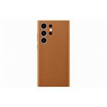 Samsung - poškodené balenie, Puzdro kožené pre Samsung Galaxy S23 Ultra, camel
