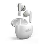 SBS - Bezdrôtové slúchadlá TWS AI SmarBuds, biela