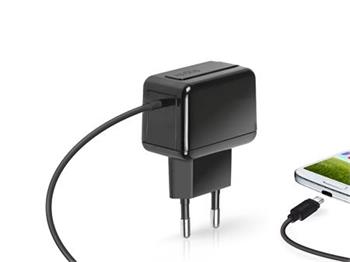 SBS - Cestovná nabíjačka Micro-USB, 1000 mA, čierna