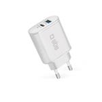 SBS - Cestovný adaptér s technológiou Power Delivery USB/USB-C, 20 W, biela