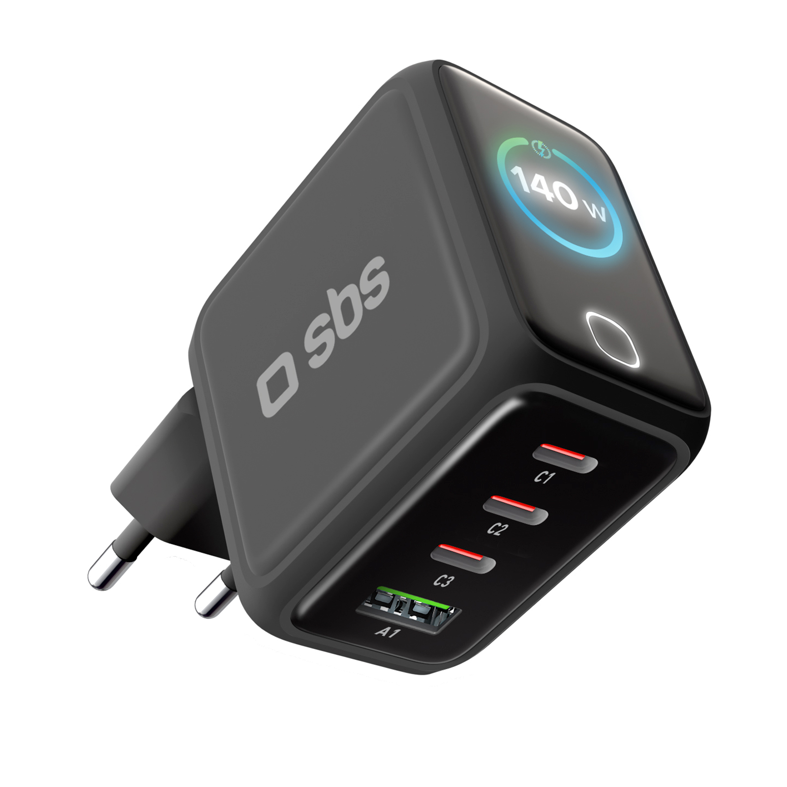 SBS –Adapt Smart 3x USB-C/USB-A,140W,čie