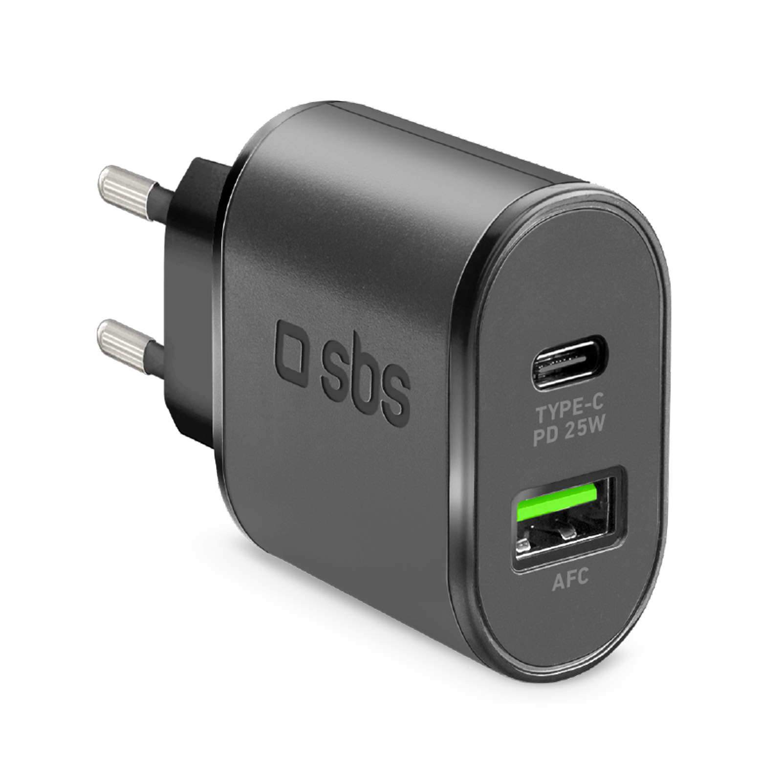 SBS - Cest adaptér USB AFC/USB-C, 25W,č