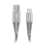 SBS - Kábel Extreme USB-C/USB, 1,5 m, šedá