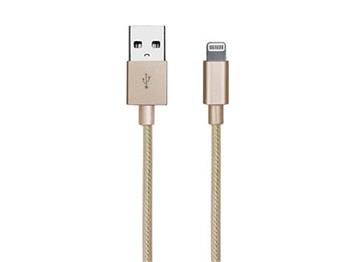 SBS - Kábel Gold Collection USB/MFI Lightning, zlatá