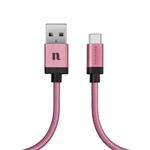 SBS - Kábel Ischia USB-C/USB, 1,5 m, ružová