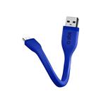 SBS - Kábel Mini s USB/Micro-USB, 12 cm, modrá