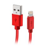 SBS - Kábel Polo USB/Lightning C-89, 1 m, červená