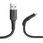 SBS - Kábel UNBREAKABLE, USB/Micro-USB, 1 m, čierna