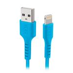 SBS - Kábel USB-A/MFI Lightning, 10 W, 1 m, svetlá modrá