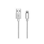 SBS - Kábel USB-A/MFI Lightning 10 W, Gold Collection, 1 m, strieborná