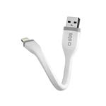 SBS - Kábel USB-A/MFI Lightning 5 W, Mini, 12 cm, biela