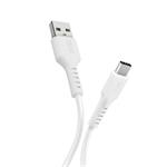 SBS - Kábel USB-C/USB-A, 1 m, biela