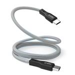 SBS - Kábel USB-C/USB-C, 60 W, magnetický, 1 m, šedá