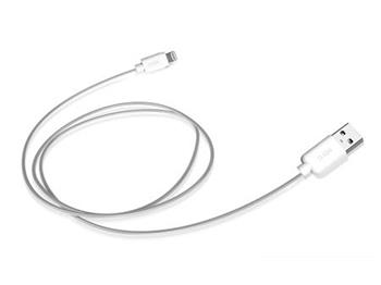 SBS - Kábel USB/MFI Lightning, 1 m, biela
