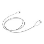 SBS - Kábel USB/MFI Lightning, 1 m, biela