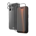 SBS - OneSet D3O Full Protection pre iPhone 16, transparentná