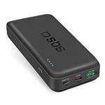 SBS - PowerBank 20 000 mAh, USB-C/USB PD 20 W, čierna