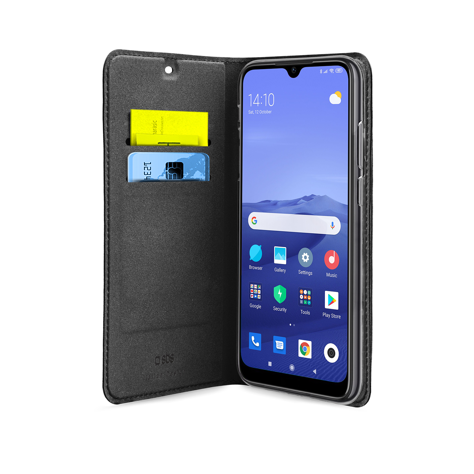 SBS - Puzdro Book Wallet Lite pre Xiaomi Redmi Note 8T, čierna