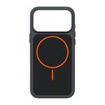 SBS - Puzdro Extreme CORE Mag D3O s MagSafe pre iPhone 18 Pro/17 Pro, čierna/oranžová