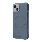 SBS - Puzdro Smooth Mag kompatibilné s MagSafe pre iPhone 14 Plus, modrá