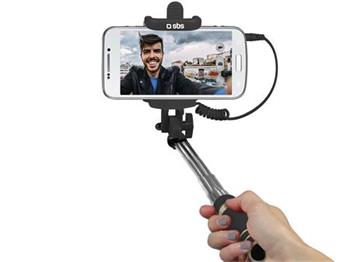 SBS - Selfie tyč Mini 50 cm, čierna