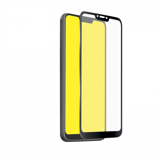 SBS - Tvrdené sklo Full Cover pre Motorola Moto G7 Power, čierna