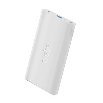 SBS - Záložný zdroj - PowerBank 5000 mAh 1xUSB, 2,1A, biela