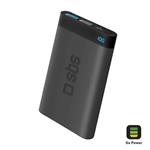 SBS - Záložný zdroj - PowerBank Pocket s LED 5000 mAh, 2xUSB 2.1A, čierna
