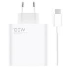 Xiaomi - Nabíjacia sada adaptér 120 W + kábel USB-C/USB-A, biela